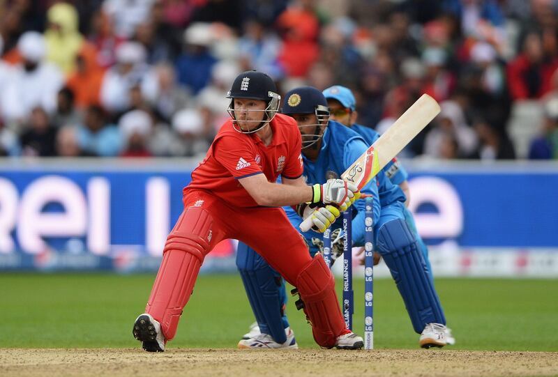 BIRMINGHAM, ENGLAND - JUNE 23:  Ian Bell of England hits out during the ICC Champions Trophy Final between England and India at Edgbaston on June 23, 2013 in Birmingham, England.  (Photo by Gareth Copley/Getty Images) *** Local Caption ***  171216732.jpg