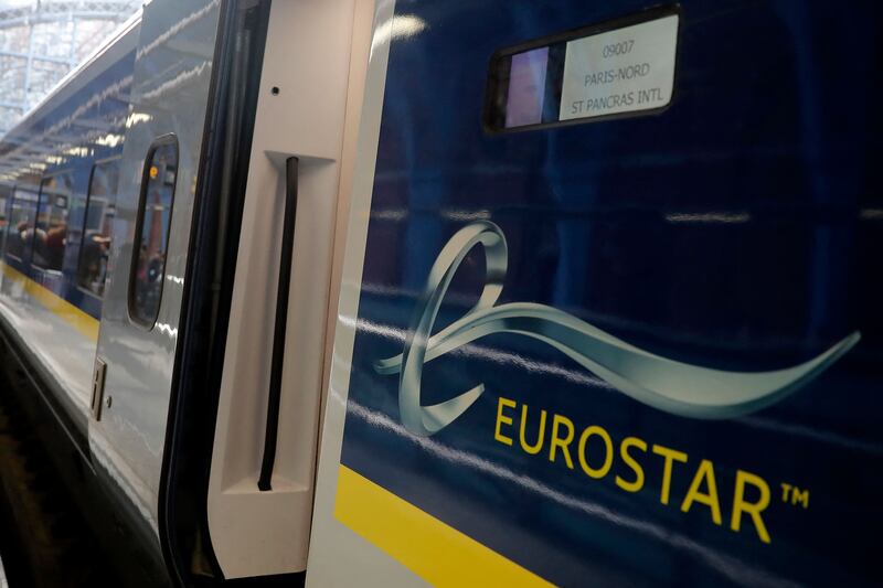 The french publisher was detained by police after arriving at London's St Pancras Station. AFP