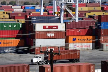 Global trade defied expectations to collapse by 13 to 32 per cent last year. AFP