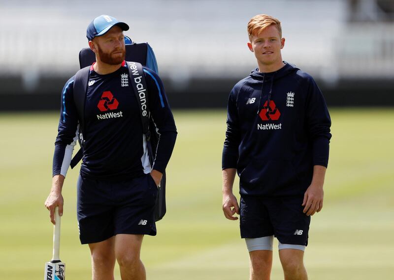 Cricket - England nets - Lord's, London, Britain - August 7, 2018   England's Jonny Bairstow and Ollie Pope during nets   Action Images via Reuters/Paul Childs