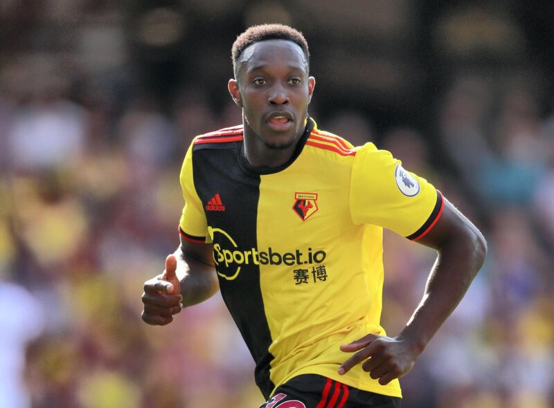 Soccer Football - Premier League - Watford v West Ham United - Vicarage Road, Watford, Britain - August 24, 2019  Watford's Danny Welbeck during the match                Action Images via Reuters/Andrew Couldridge  EDITORIAL USE ONLY. No use with unauthorized audio, video, data, fixture lists, club/league logos or "live" services. Online in-match use limited to 75 images, no video emulation. No use in betting, games or single club/league/player publications.  Please contact your account representative for further details.