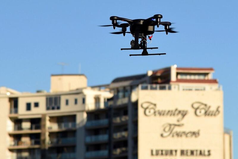 By 2025, the Dubai government forecasts the economic effect of the drone industry to be in the tune of $8bn to $10bn. Ethan Miller / Getty Images / AFP