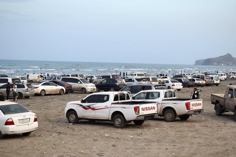 Thousands celebrate Eid in Aden as Security and life returned back. Ali Mahmood for The National