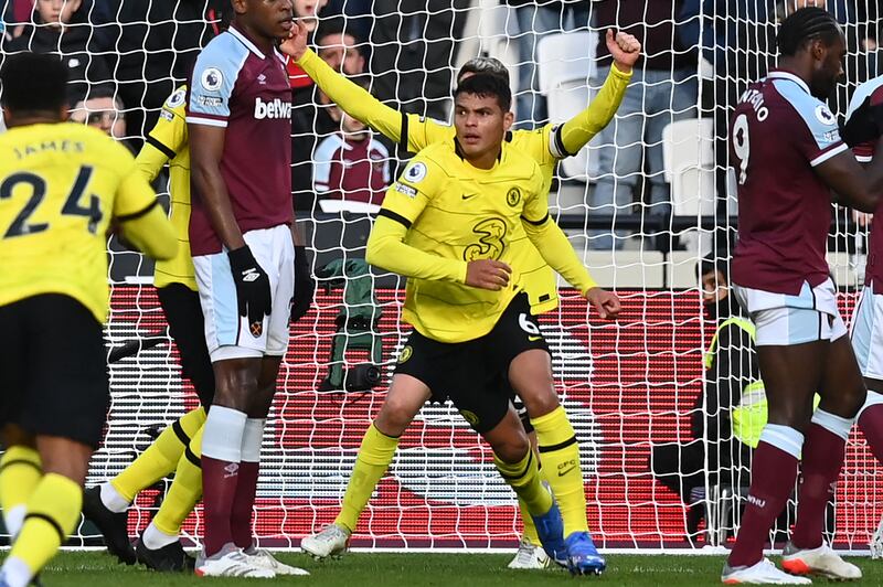 Thiago Silva – 8. Scored the opener with a typically fine header before minutes later clearing a West Ham effort off the line. Stayed composed even as chaos ensued around him. AFP