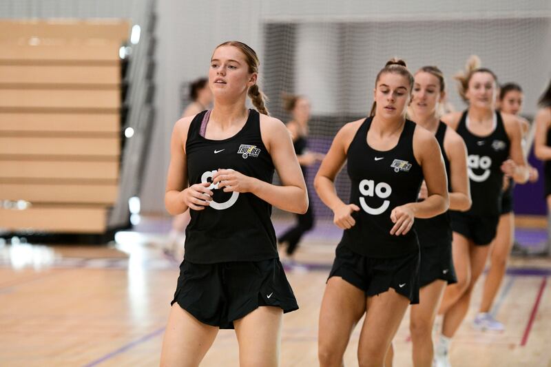 Manchester Thunder training. Khushnum Bhandari / The National