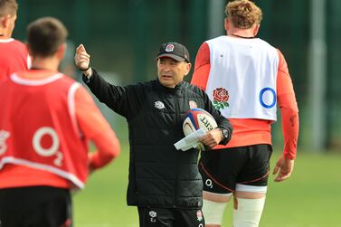 CHISWICK, ENGLAND - MAY 24:  Eddie Jones, the England head coach issues instructions during the England training session held at King's House School Sports Ground on May 24, 2022 in Chiswick, England. (Photo by David Rogers / Getty Images)