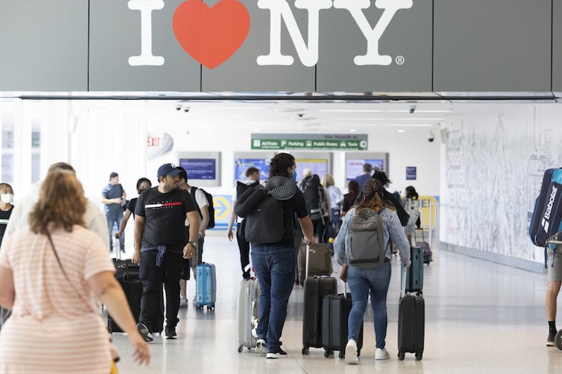 Travellers flying to the US from Abu Dhabi can clear immigration before flying, saving time on arrival. Photo:Bloomberg