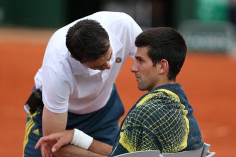 Novak Djokovic received another personal setback a year after his grandfather died. Clive Brunskill / Getty Images
