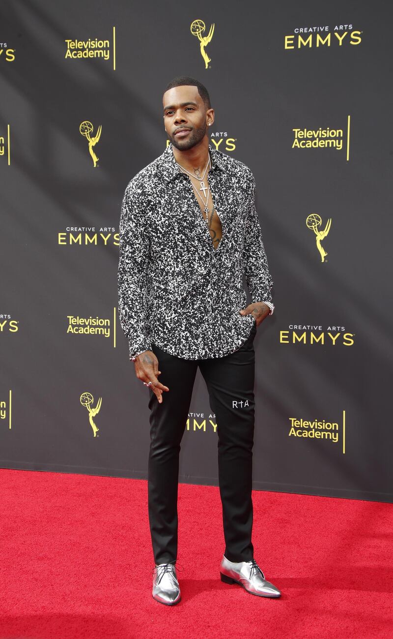 Mario arrives on the red carpet for the 2019 Creative Arts Emmy Awards on Saturday, September 14, 2019. EPA