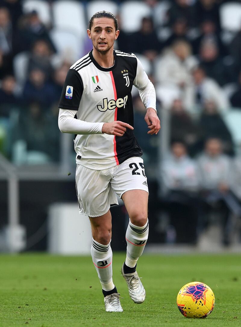 TURIN, ITALY - JANUARY 06: Adrien Rabiot of Juventus during the Serie A match between Juventus and Cagliari Calcio at Allianz Stadium on January 6, 2020 in Turin, Italy. (Photo by Chris Ricco/Getty Images)