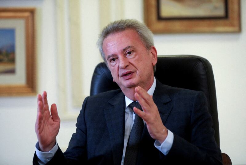 A Lebanese judge issued a travel ban against embattled central bank governor Riad Salameh in January 2022. Reuters