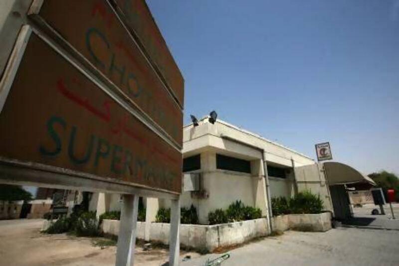 An abandoned supermarket in Jebel Ali Village near Ibn Battuta Mall, Dubai. Paulo Vecina/The National