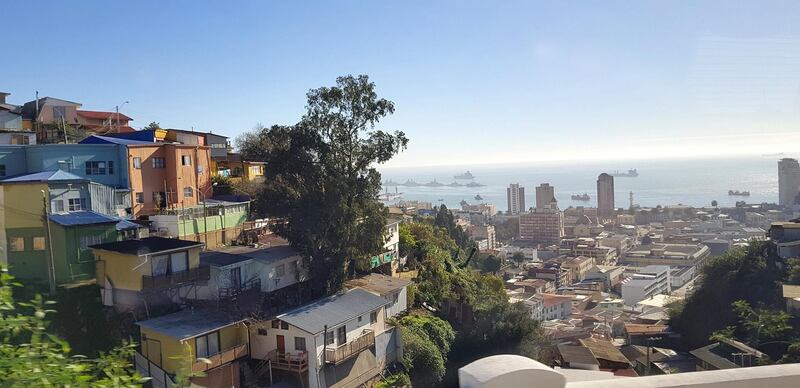 The colourful hill-top houses of Valpraiso, Chile. Juman Jarallah / The National