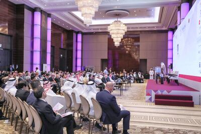 Delegates at the Mena Pensions Conference in Bahrain. Courtesy Takaud