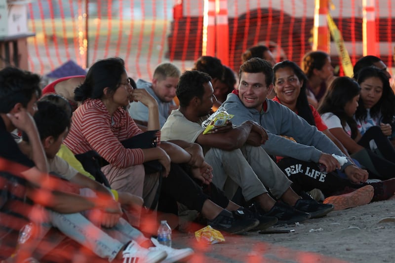 More than 4,000 migrants crossed into Eagle Pass this week, overwhelming the town whose population is under 30,000. AP
