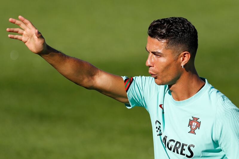 Portugal's Cristiano Ronaldo. AP