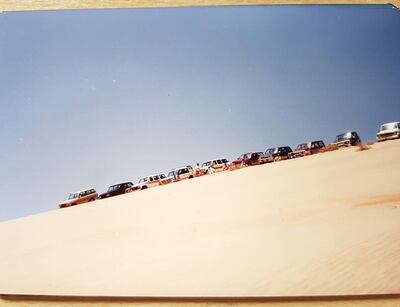 An excursion to Liwa in the early 1990s. Courtesy Harry Bonning
