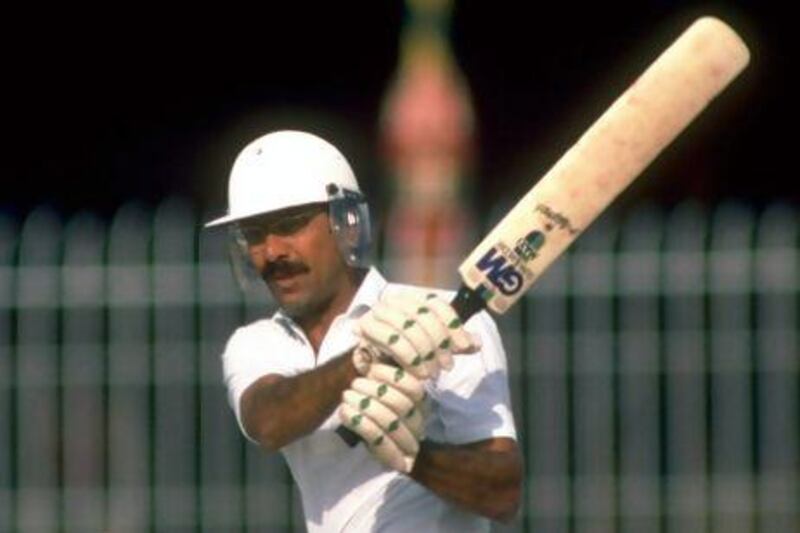 Zaheer Abbas of Pakistan in action during the Second Test match against England at Iqbal Stadium in Faisalabad, Pakistan. Adrian Murrell / Allsport