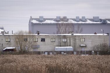 A general view shows Penal Colony No 2, where opposition leader Alexei Navalny, who was sentenced this month on parole violations, supposedly serves his jail term, in the town of Pokrov, Russia February 28, 2021. Reuters
