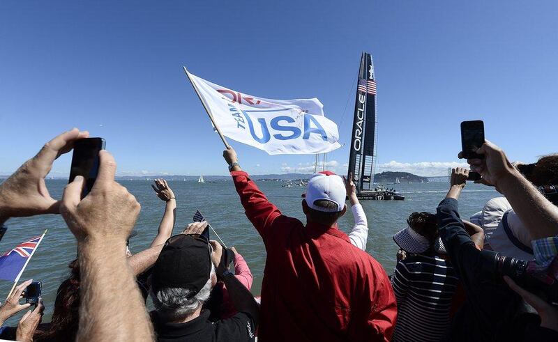 Oracle Team USA won the last two races to give their fans hope of retaining the America's Cup. Monica M Davey / EPA