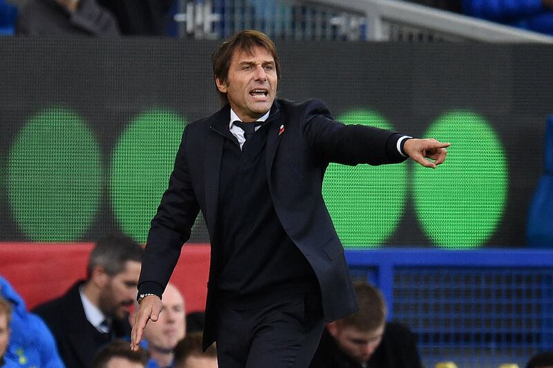 Antonio Conte issues instructions from the touchline. Reuters