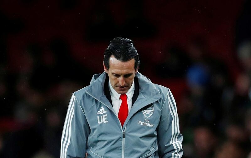 Arsenal manager Unai Emery's future is uncertain. Reuters