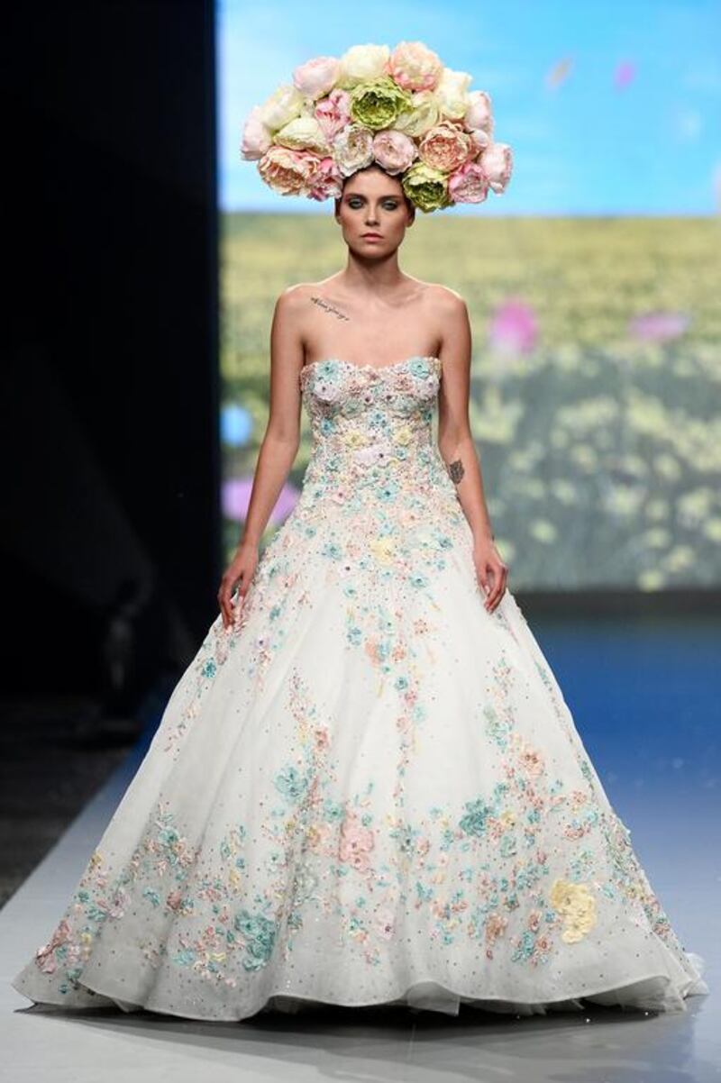 Lebanese couturier Rami Kadi at Fashion Forward 2014. Photo: Getty Images for Fashion Forward