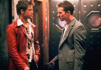 The leather jacket worn by Brad Pitt in 'Fight Club' could be yours. IMDb