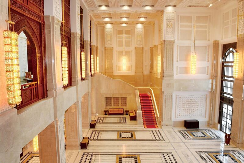 The Main Entrance. Courtesy Royal Opera House Muscat