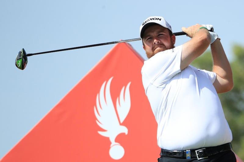 ABU DHABI, UNITED ARAB EMIRATES - JANUARY 17: Shane Lowry of Ireland plays his shot from the second tee during Day Two of the Abu Dhabi HSBC Golf Championship at Abu Dhabi Golf Club on January 17, 2019 in Abu Dhabi, United Arab Emirates. (Photo by Andrew Redington/Getty Images)