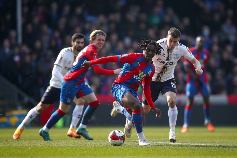 Eberechi Eze – 7 Provided some light relief for a very chaotic first 20 minutes before he was fed through by Zaha and turned to shoot directly at Pickford in goal. Linked up well with Zaha in the build up to Palace’s second.

Getty