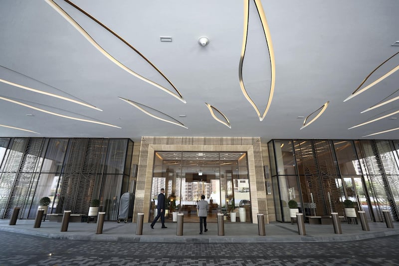 First look at the new St Regis Dubai, The Palm on May 15th, 2021. Chris Whiteoak / The National. 
Reporter: Hayley Skirka  for Lifestyle