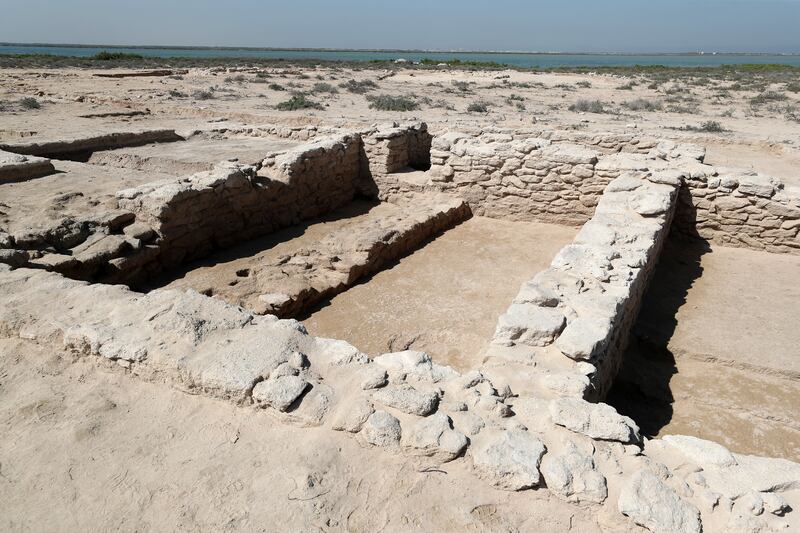 Archaeologists believe the palatial dwellings with large courtyards housed wealthy pearl merchants and elite members of society