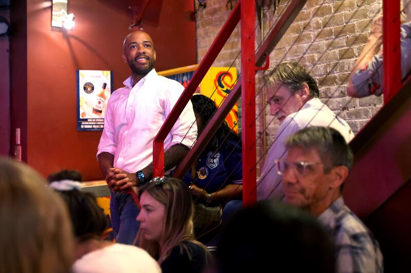 Mr Barnes would be the first black senator to represent Wisconsin. Getty Images / AFP
