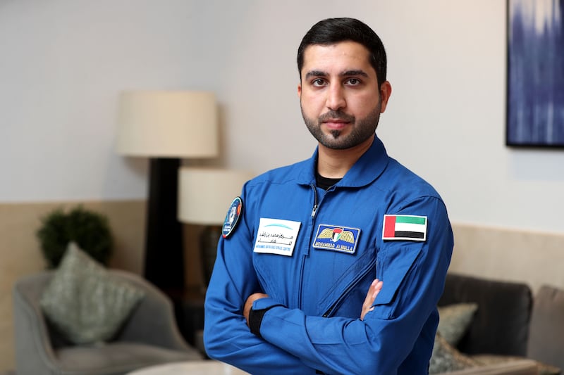 UAE's new Emirati astronaut Mohammed Al Mulla wants to be part of a landmark mission to the Moon. Chris Whiteoak / The National