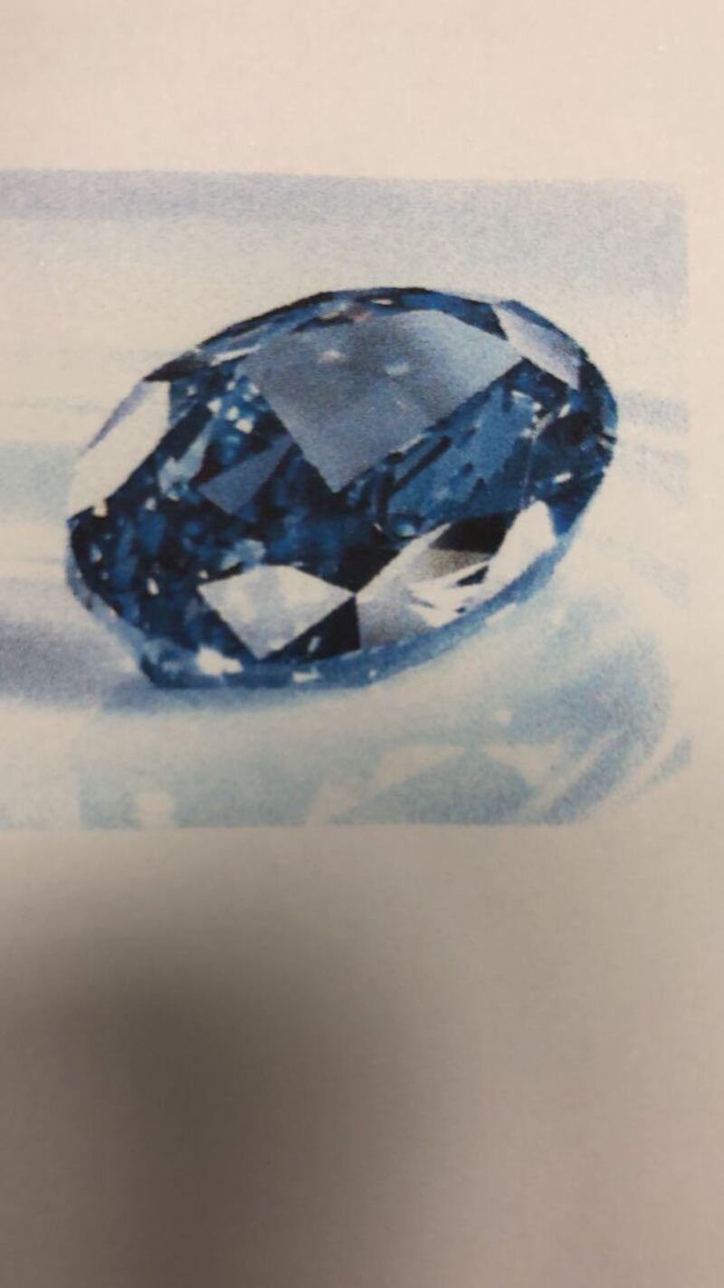 A Dh73 million diamond was stolen by a security worker in Dubai before being smuggled to Sri Lanka.
