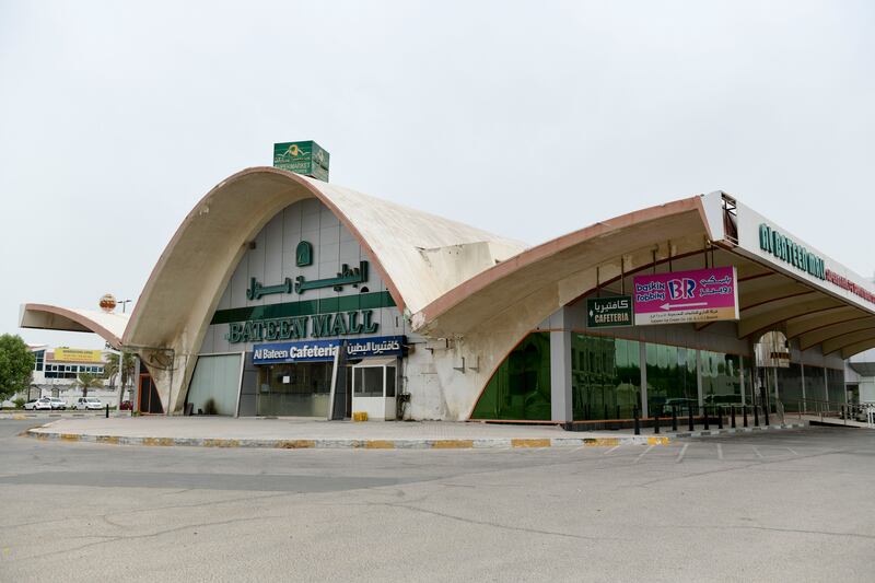 Al Bateen Mall, Abu Dhabi. This was one of two smaller bus stations designed by Technoexportstroy to complement the main terminal. It was repurposed as a supermarket and mall but is now closed. Khushnum Bhandari / The National
