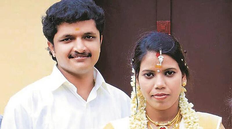 Shyam Mohan and his wife Anju Aiyappan, both 27, were among the 62 killed in the flydubai crash in 2016. Courtesy Indian Express