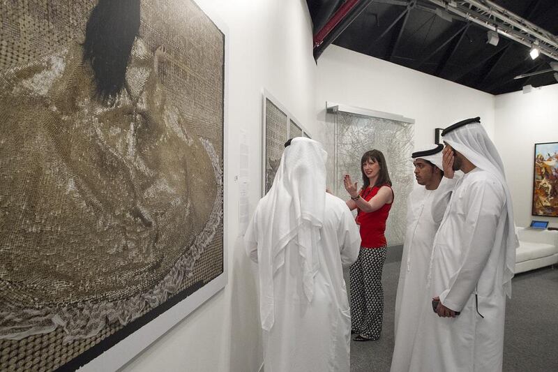 The fourth and final series of the Louvre Abu Dhabi Talking Art Series begins at Manarat Al Saadiyat on Wednesday night .Mona Al-Marzooqi/ The National 