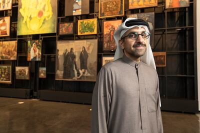 Sultan Al Qassemi, the founder of Barjeel Art Foundation. Antonie Robertson / The National
