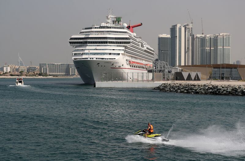 The terminal's bespoke Seaport Passenger Boarding Bridges can process over 3,250 passengers per hour.