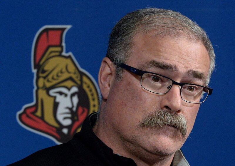 Paul MacLean had coached the Ottawa Senators since the 2011/12 season before being fired. Sean Kilpatrick / AP / Canadian Press 