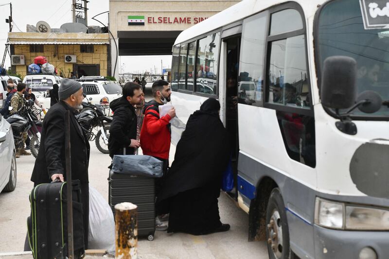 The Bab Al Salam crossing into Syria, near the Turkish city of Killis. AFP