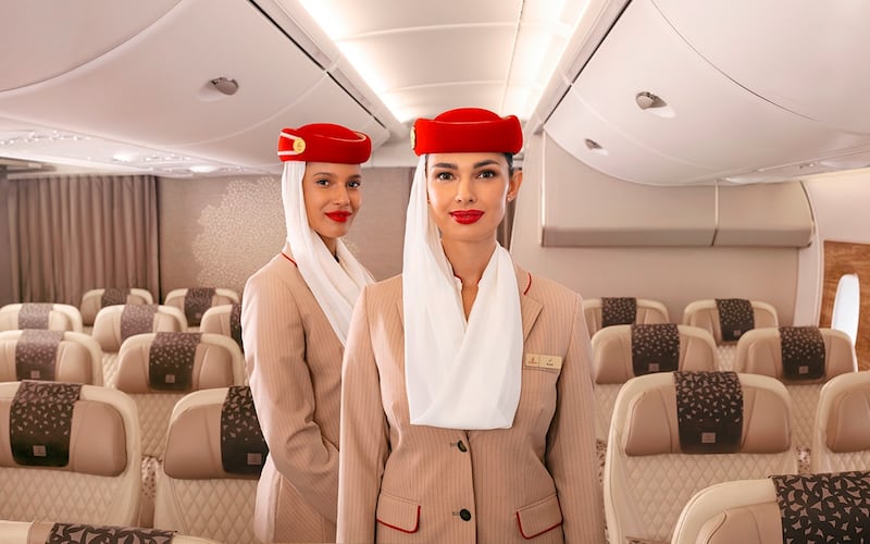 Emirates airline completed the top five best companies to work for in the UAE in 2024. Photo: Emirates