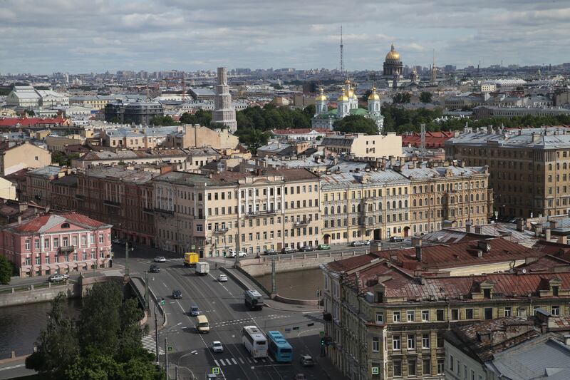 The Fontanka river embankment in Saint Petersburg. Getty Images