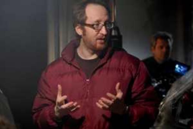 Director James Gray behind the set of Columbia PicturesÕ We Own the Night.
