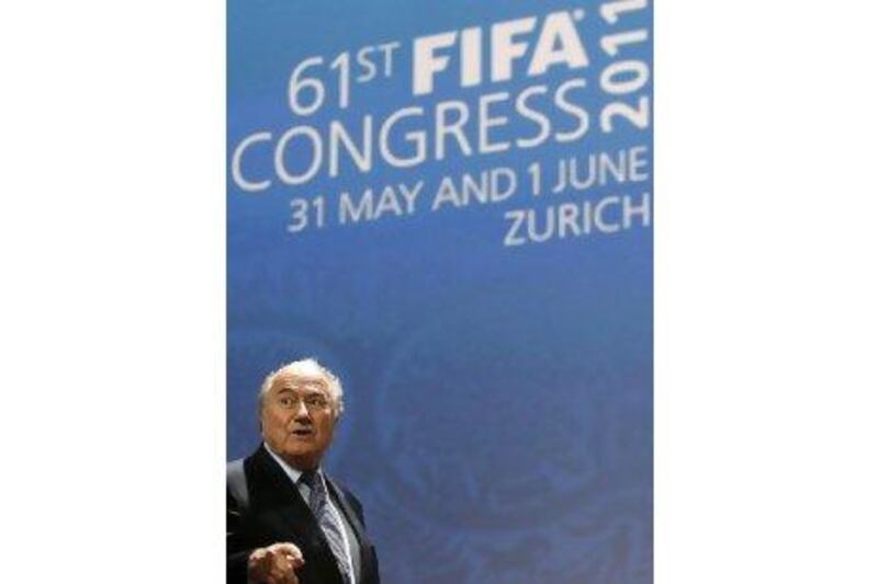 President Sepp Blatter has called on the 208 members of Fifa to solve the problems without external help.