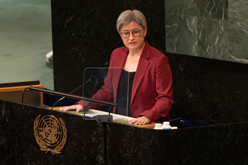 Penny Wong, Australia's foreign affairs minister. Bloomberg