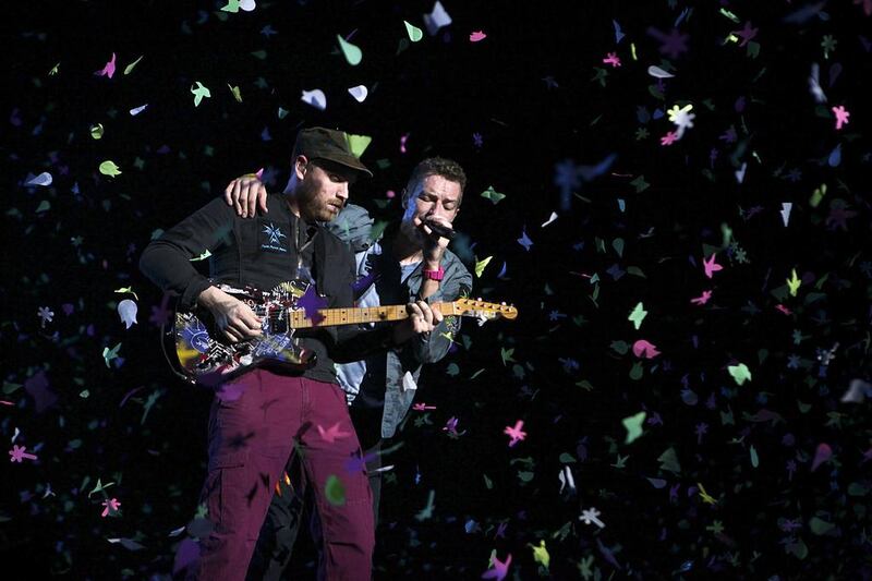 Coldplay perform in Abu Dhabi on New Year’s Eve, 2011. The British band are subject to some healthy criticism in 101 Albums You Should Die Before You Hear, edited by critic Everett True. Delores Johnson / The National.  