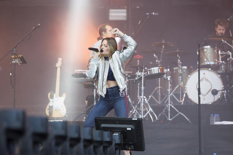 Tove Lo performing at RedFestDxb 2017. Courtesy RedFestDXB 